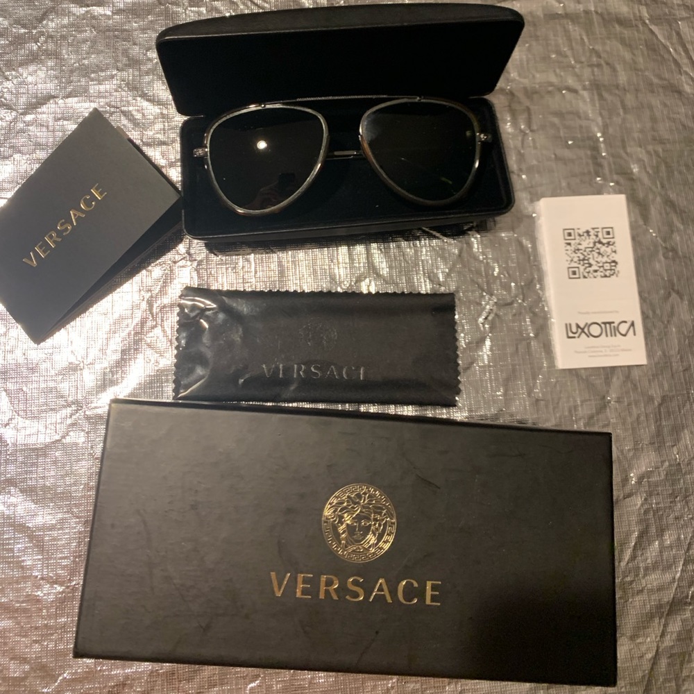 Versace Aviator Sunglasses